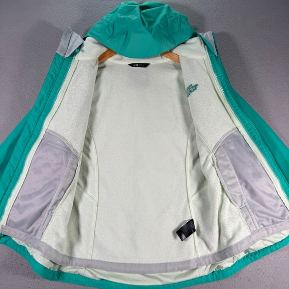 The North Face Quest Jacket Womens Small Green Fleece Lined Dry Vent‎ Outdoors - Picture 9 of 14